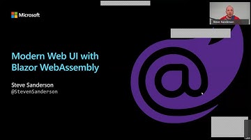 Modern Web UI with Blazor WebAssembly - Steve Sanderson - NDC Oslo 2020
