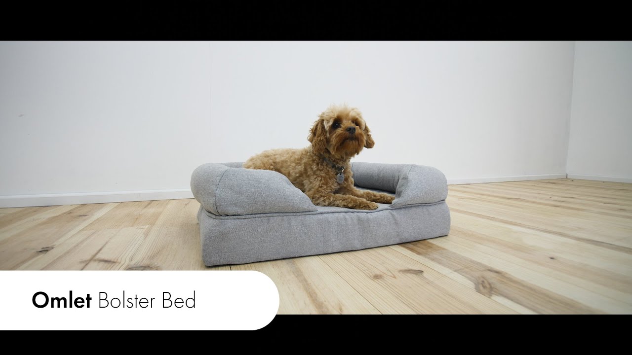 Bolster Dog Bed | NEW Luxury Dog Bed with Memory Foam Mattress | Omlet Pet Products