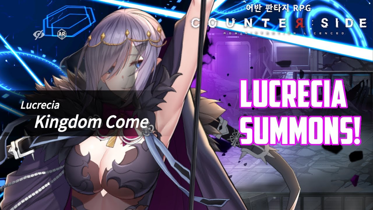 Broken Immortality Buff!?! Lucrecia Summons!!! - Counter:Side - YouTube