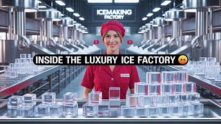 Inside the World’s Most Luxurious Ice Factory ❄️✨| nextgen process hub