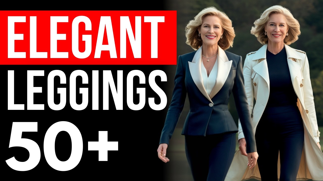 Elegant Legging Outfit Ideas for Women Over 50 - YouTube