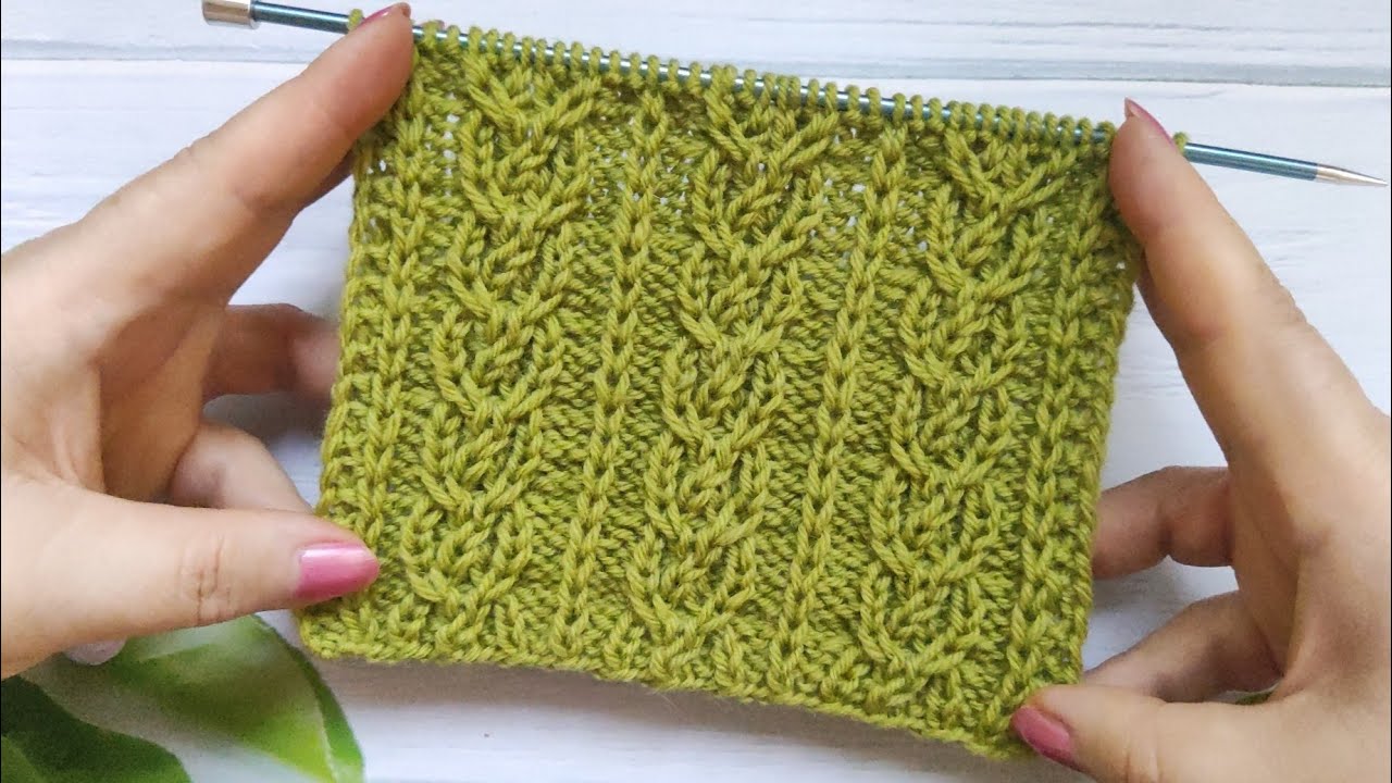 Cross Knitt Stitch Cable | Zopfmuster stricken | Punto Treccia ai ferri | Point Torsade au Tricot