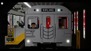 Roblox: Operating a TTC T1 Line 2 train: Pape - Bloor-Yonge