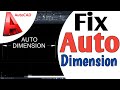 Automatic dimension AutoCAD Tutorial #autocad #cadconcepts