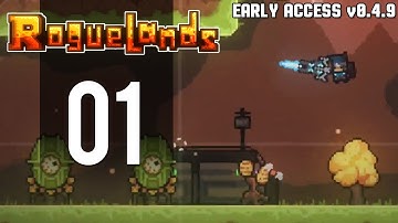 Roguelands Gameplay (Early Access) - Part 1 - Tough Start!