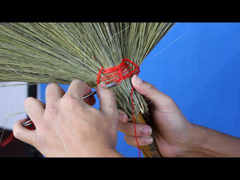 วีดีโอ: วิธีการถักด้วยไม้กวาด