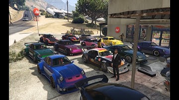 Comet Retro Custom Car Meet - GTA V Cinematic