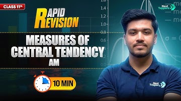 Measures of Central Tendency  | CBSE Class 11th Economics | Full Chapter in 10 Mins | Rapid Revision
