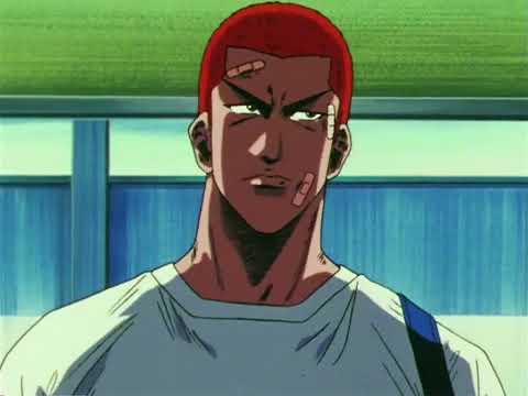 桜木花道 坊主デビュー ボーズ 早朝 スラムダンク ギャグ 赤坊主 断髪理由 電車 青田龍彦 堀田徳男 湘北VS海南戦後 水戸洋平 SLAMDUNK バスケshohoku森川智之草尾毅大塚芳忠梅津秀行