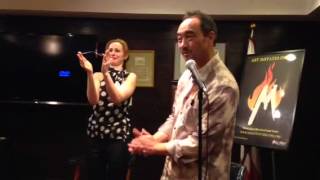 Spoon-bending mentalist Alain Nu shows off his talents