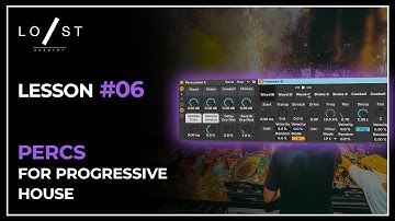 (English) Percussion for the track [How to make Progressive House in Ableton Live]