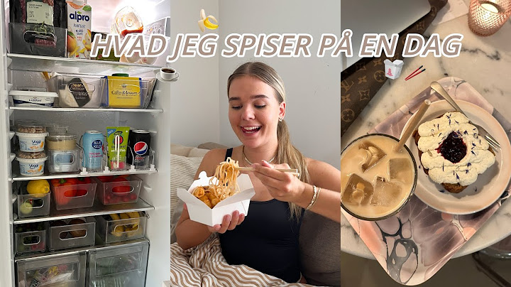 HVAD JEG SPISER PÅ EN DAG - AUGUST 2023
