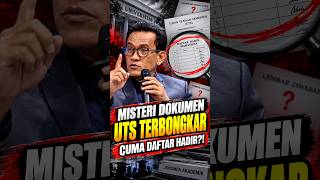 The Mystery of the UTS Document: Just an Attendance Sheet, Not a Diploma?