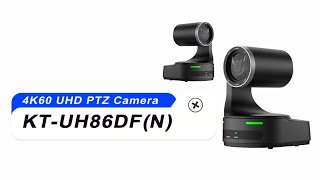 ✨[KT-UH86DF]Boost Video Quality with 4K60 Ultra HD PTZ Camera – AI Tracking & Gesture Recognition
