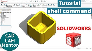 how to use shell command in solidworks | solidworks tutorial for beginner