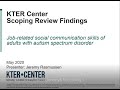 Kter scoping review jobsrelated social communications skills of adults with asd