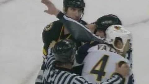 Boris Valabik vs Zdeno Chara Dec 13, 2008