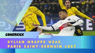 NEWS : Kylian Mbappe weak, Paris Saint-Germain lost