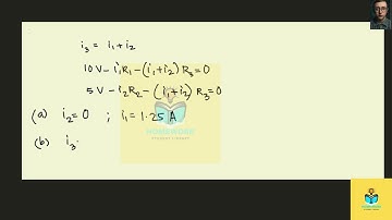 [Physics] In Fig the ideal batteries have emfs   and  and the resistances are each 4.00  What is t