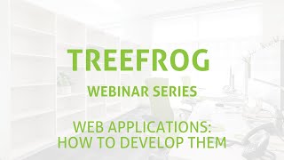 Webinar Series | Web Applications: How to Develop Them