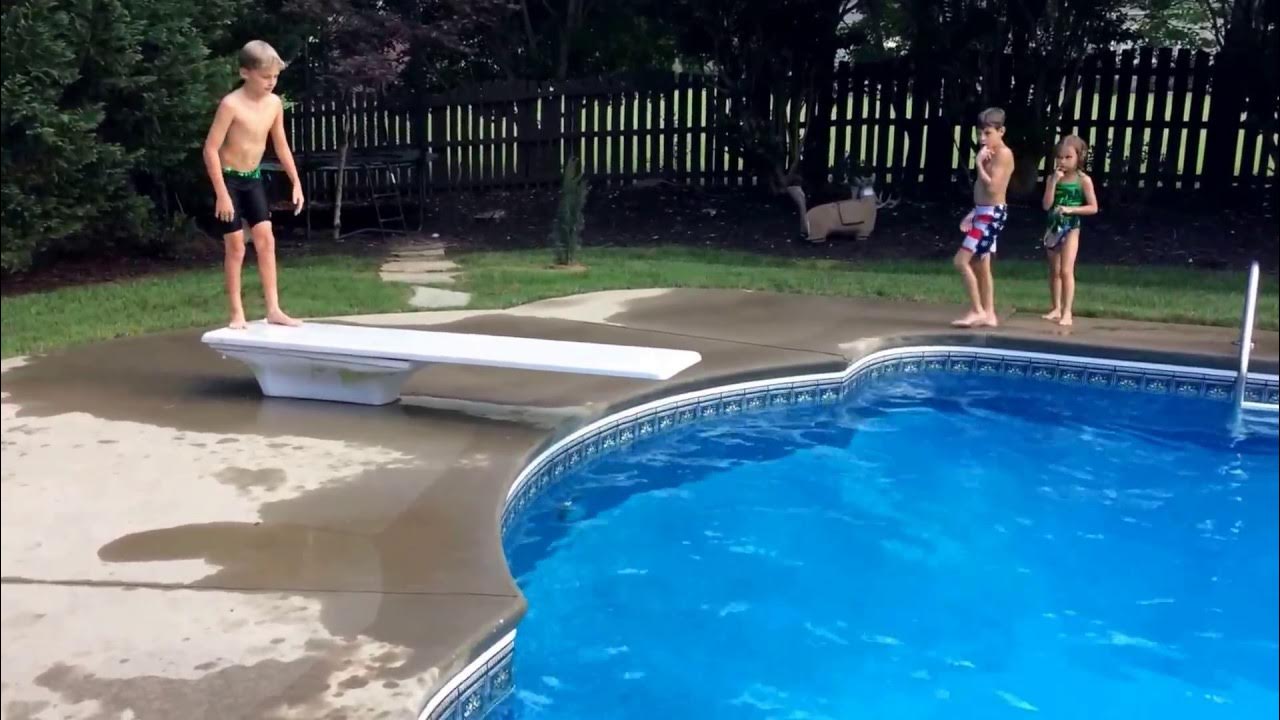 Diving Board Tricks!!!! (FIRST VIDEO) YouTube