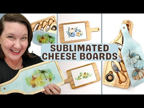 Cheese Board, sublimatable white back, 5 ea, sublimatable cheese