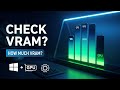 How to Check VRAM in Windows 11 &amp; Windows 10 | Video RAM Tutorial – 2 Simple Methods | Sinhala