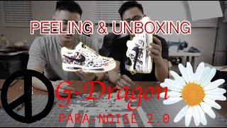 First Peeling \/ Reveal G dragon Air Force one Para Noise 2.0 Sneakers!