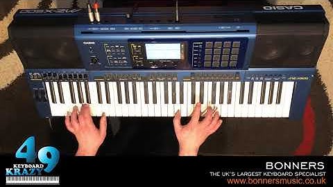 Casio MZ-X500 Keyboard - 1100 Sounds Part 3/5