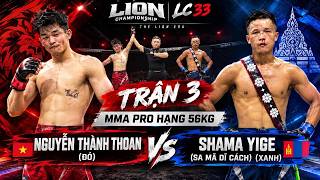 NGUYỄN THÀNH THOAN vs SHAMA YIGE: ĐÒN TAY SAU KHIẾN ĐỐI THỦ CHẤN THƯƠNG MŨI NGAY HIỆP 1!