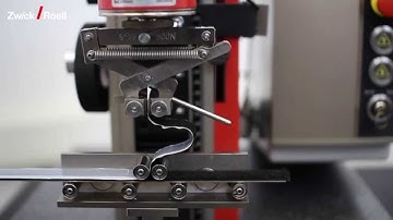 Tear growth/adhesion test on velcro tape - Weiterreiß-/Trennversuch an Klettband