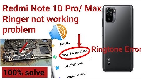 mi redmi note 10 pro speaker not working  problem | Ringtone Error problem #redminote10pro #speaker