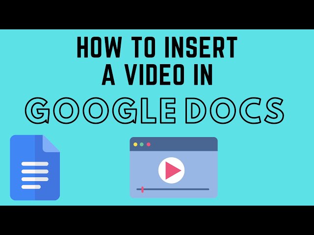 How to Insert Images or Videos to Google Docs: 2 Parts