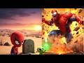 🔥 From RIP to MUSCLE GIANTS! 🚀 Spiderman, Hulk &amp; Captain America Resurrection | Funny Animation