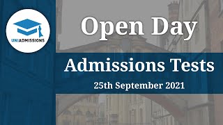 Admissions Tests Open Day | UniAdmissions