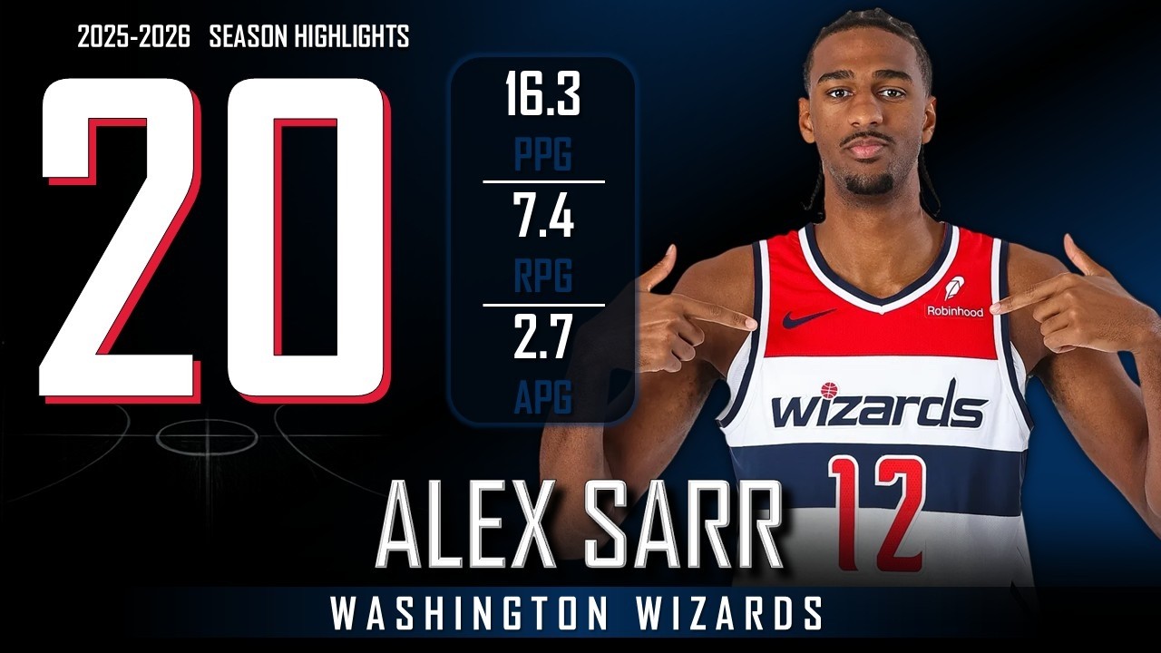 Alex Sarr || 2025-2026 Washington Wizards Highlights