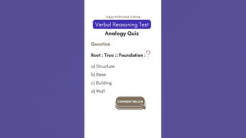 Verbal Analogy Quiz - 2 #reasoning #analogy