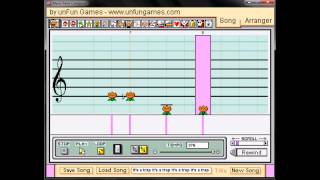 Never Gonna Give You Up by Rick Astley on Mario Paint Composer