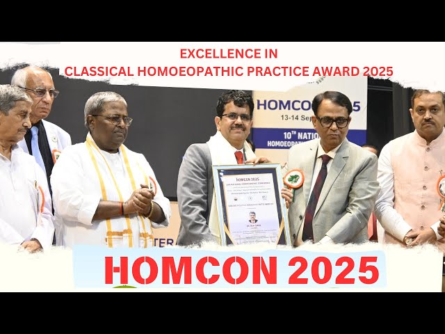 Excellence in Classical Homeopathy Award 2025