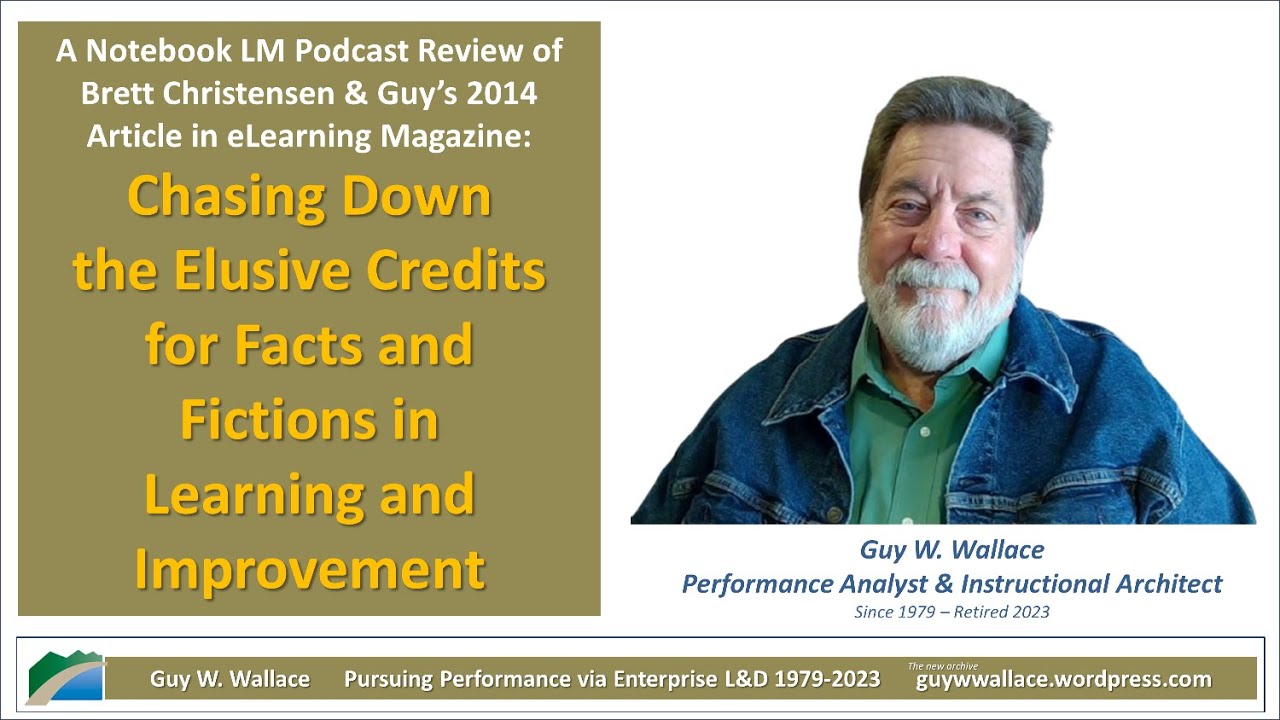 Notebook LM Podcast Review of Chasing Down the Elusive Facts and ...