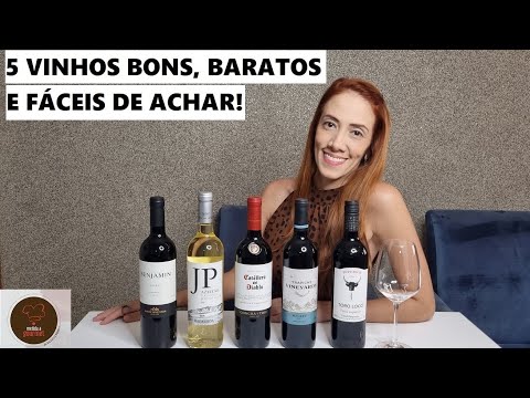 5 VINHOS bons, baratos e fáceis de achar | atualizado 2022