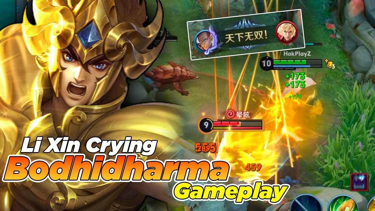 Bodhidharmaធ្វើអោយLi Xinយំហើយ​ | honor of kings | #hokstudio