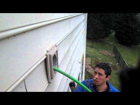 How to proper clean a dryer vent...