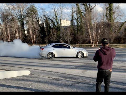 Lexus ISF Burnout/Drift