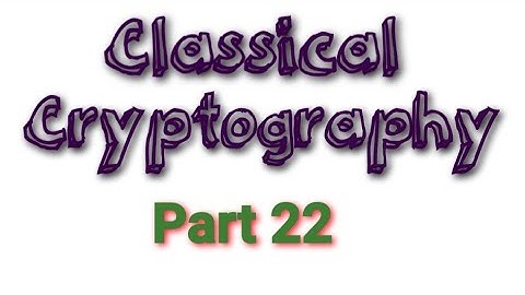 Cryptanalysis of the LFSR Stream Cipher / Cryptanalysis / Cryptography / Third Sem MSc Mathematics