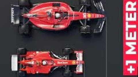 How big are 2023 F1 Cars compared to 2004? | 3D Comparison