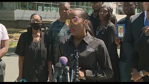 WATCH: Press event for Library officer killed with legal counsel