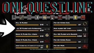 HOW TO COMPLETE ONI QUESTLINE! ZO ぞ SAMURAI