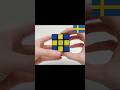 How to make the Sweden Flag on a Rubik's Cube! 🇸🇪✨