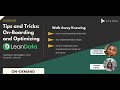 How to On-Board and Optimize LeanData